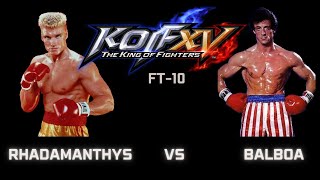 KOF XV FT10 Rhadamanthys vs Marcius Balboa [upl. by Amre]