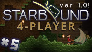 Starbound 10  5  Hidden Silver 4 Player Starbound Gameplay [upl. by Udale337]