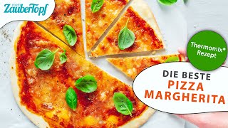 😍😍 Die BESTE Pizza mit dem Thermomix® 🍕 Super schneller Pizzateig im Thermomix®  Thermomix® Rezept [upl. by Nagad]