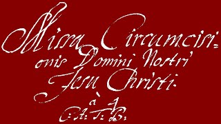 ZELENKA  Missa Circumcisionis Domini Nostri Jesu Christi à 4 C A T B ZWV 11 Autograph score [upl. by Nwahsud]