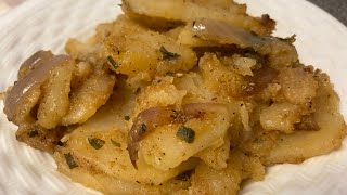 Fried potatoes and onionsHow to make them tender the old down home country cooking ways [upl. by Aihselef109]