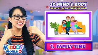 Teaching 20 Mind and Body Healthy Activities for Kids by Miss V [upl. by Esile871]