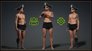 Pirate Hook Pose iClone Character Creator [upl. by Aggie]