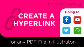 How to Create Hyperlink in PDF using Adobe Illustrator  With Bonus Tip [upl. by Hawthorn]