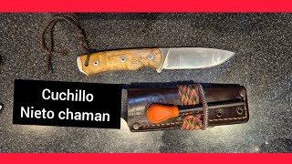 CUCHILLO NIETO CHAMAN CUAN UTIL ES PARA EL BUSHCRAFT [upl. by Llecram627]