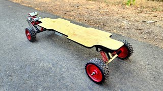 Building a DIY electric skateoard using 775 motor [upl. by Inod237]