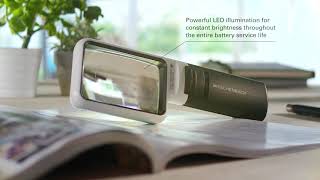 Eschenbach mobilux LED Illuminated handheld magnifiers [upl. by Giselbert452]