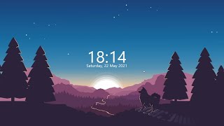 How to Add Clock Widget in Windows 10 [upl. by Oicam123]