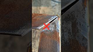 Not many people know how to properly weld gaps in loose angle iron joints [upl. by Nipha]