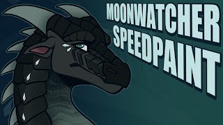 6  Moonwatcher  WoF HeadshotADay  Speedpaint [upl. by Duck]