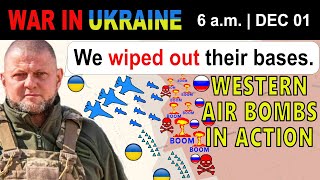 01 Dec Nice Ukrainians UNLEASH JDAM BOMBS ON THE RUSSIAN BASES IN LARGE NUMBERS  War in Ukraine [upl. by Ardnasyl776]