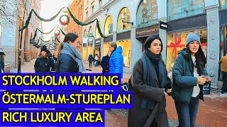 🇸🇪 STOCKHOLM ÖSTERMALMSTUREPLAN 4K SWEDEN WALK [upl. by Moria]