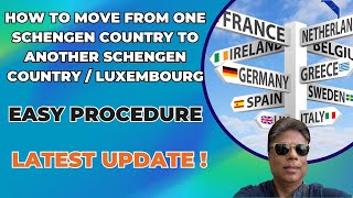 How to Move from one Schengen Country to another Schengen Country  Latest Update 2024  Must Watch [upl. by Jess242]