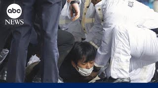 Japans prime minister unharmed after explosion  GMA [upl. by Chobot]