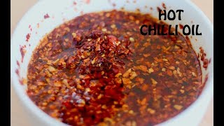 HOT CHILLI OIL  HOW TO MAKE HOT CHILLI OIL  VERY HOT SAUCE  CHINESE HOT CHILLI OIL [upl. by Jeroma199]