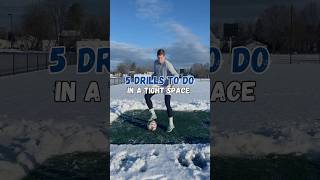 5 Drills To Do In A Tight Space footballshorts soccertraining soccerdrills footballer soccer [upl. by Aened774]