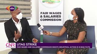 UTAG strike is in bad faith  Fair Wages and Salaries Commission  Citi Newsroom [upl. by Mat708]