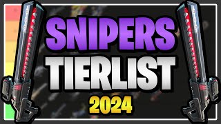 2024 UPDATE Ranking EVERY SNIPER in Fortnite Save the World Sniper Tier List [upl. by Westmoreland]