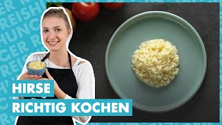 Hirse kochen  SO gehts richtig SchrittfürSchritt Anleitung [upl. by Takeshi]