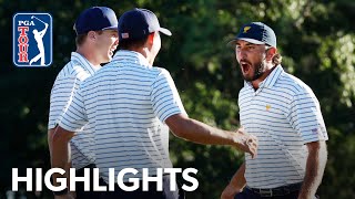 Horschel and Homas Round 2 Fourball highlights  Presidents Cup  2022 [upl. by Elocen121]