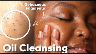 ESTHETICIAN APPROVED OIL CLEANSING GUIDE FOR ALL SKIN TYPES  ACNE OILY DRY COMBO [upl. by Shutz]