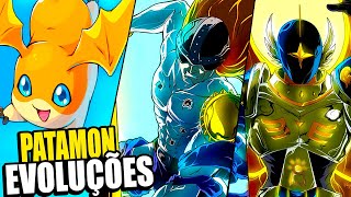 TODAS AS DIGIEVOLUÇÕES DE PATAMON [upl. by Nalak709]