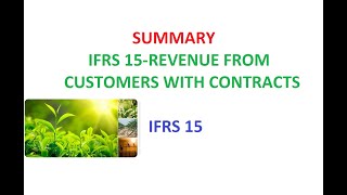 IFRS 15 Revenue from Contracts with Customers 2024 [upl. by Barbabra760]