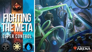 How to beat clerics in alchemy  ESPER CONTROL  Mythic ranked Alchemy BO1 Anti meta deck guide MTGA [upl. by Lleze]