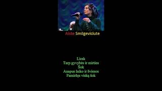 Lithuania Singer Aiste Smilgeviciute amp Skyle Jurzoliu Sokis Seagull Dance [upl. by Latsyrcal]