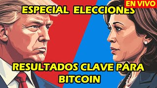 🚨 ALERTA BITCOIN  ESPECIAL ELECCIONES EEUU  Análisis bitcoin en vivo  btc criptomonedas [upl. by Enelrae]