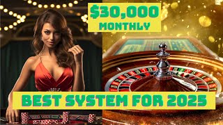 BEST ROULETTE STRATEGY FOR 2025 How to win 30k a month [upl. by Eanod189]