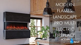 Modern Flames Landscape Pro Multi Electric Fireplace [upl. by Ferrel]