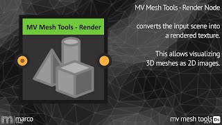 MV Mesh Tools  Render Node [upl. by Kiehl]