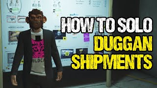 How to solo Duggan Shipments  The Diamond Casino Heist Prep  GTA Online [upl. by Westfall]