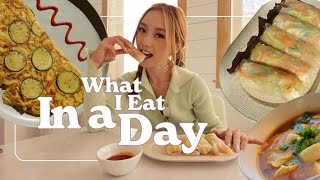 What I Eat In A Day Easy  Healthy Korean Recipes [upl. by Eido]