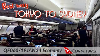 ✈️ Best way Tokyo to Sydney｜Qantas Economy｜QF060 [upl. by Weiler]