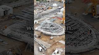 Stuttgart 21 Die Gitterschale wächst in den Himmel hauptbahnhof [upl. by Ronalda48]