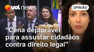 Deputado faz encenação deplorável de aborto contra direito que protege mulheres e crianças  Fibe [upl. by Ryder]