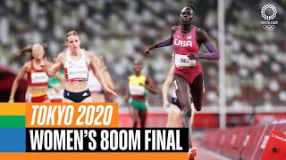 Womens 800m final 🏃‍♀️  Tokyo Replays [upl. by Izabel134]