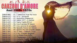 LE 50 CANZONI DAMORE ITALIANE PIÙ BELLE DI SEMPRE 💕 MUSICA ITALIANA ANNI 60 70 ROMANTICA [upl. by Drue]