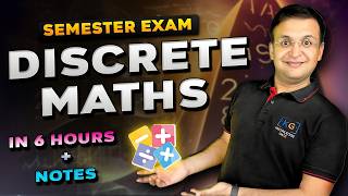 Complete DM Discrete Maths in one shot  Semester Exam  Hindi [upl. by Helenka]