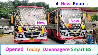 New Davanagere Smart City KSRTC Bus Terminal amp 4 New Routes amp Mall Opened Today  ದಾವಣಗೆರೆ [upl. by Galven820]