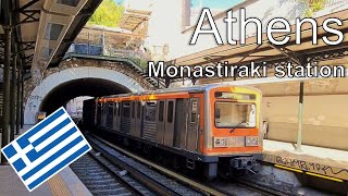 Athens  Monastiraki metro station [upl. by Sullecram782]