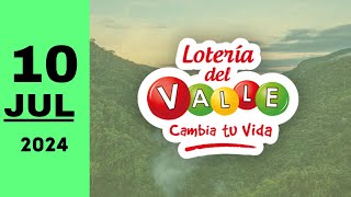 Resultado Lotería del Valle del 10 de julio de 2024 [upl. by Scevor]