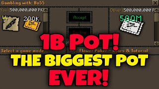 The BIGGEST GAMBLE in Roat Pkz HISTORY 1B POT on the line 5M GIVEAWAY Roat Pkz OSRS RSPS [upl. by Ahsenat]