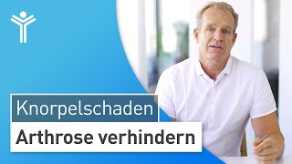 Knorpelschaden richtig behandeln Was gegen Arthrose wirklich hilft  Knie  Schulter  Hüfte [upl. by Yerggoeg]