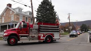 Funeral Procession For Ickesburg Fire Company Chief 31 Matthew Kell [upl. by Dickenson]