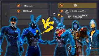 VINCENZO B2K RAISTAR VS WHITE 444 RIGADA  2VS3 MOST DANGEROUS GAMEPLAY EVER [upl. by Janna]