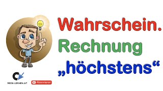 Wahrscheinlichkeitsrechnung mit höchstens [upl. by Egarton]