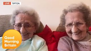 Britains Oldest Twins Make Piers Blush and Have Susanna in Stitches  Good Morning Britain [upl. by Hamish]